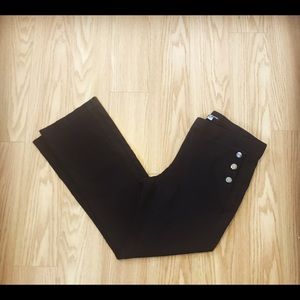 Black casual dress pants